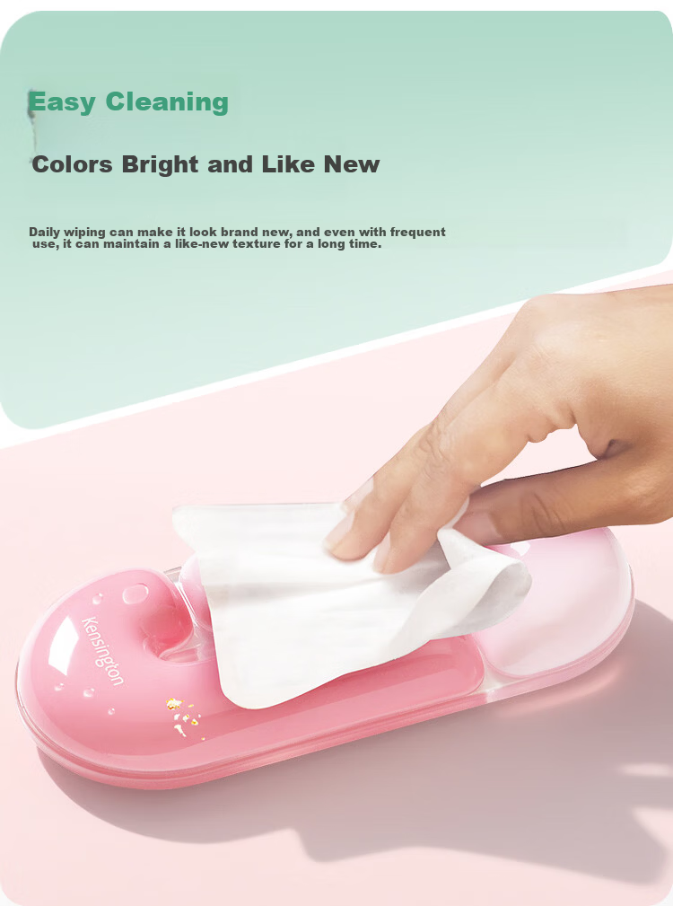 Kensington Ergonomic Gel Anti-Slip Wrist Rest Mouse Pad Pink K62826WW 6