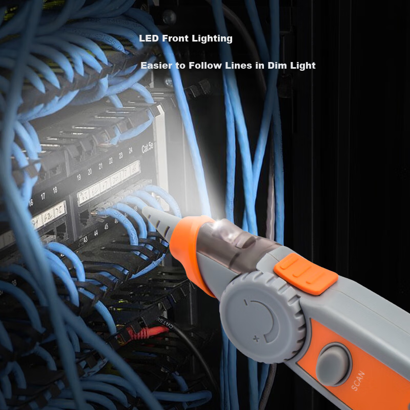 BOYANG Network Phone Line Tracker with POE Support Cable Tester BY-1668 5