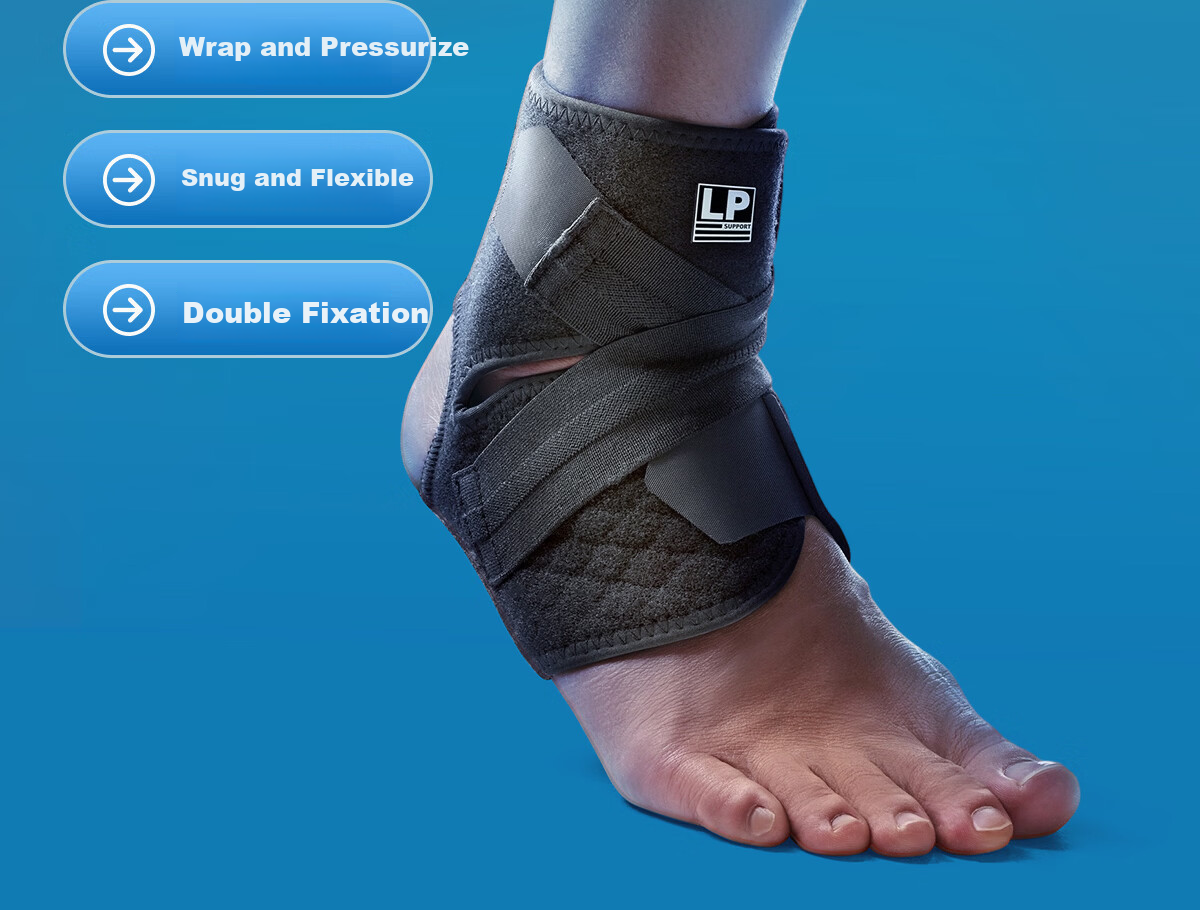 LP 757CA Breathable Adjustable Ankle Support for Running Cycling Volleyball Badminton Sports Single L/XL 5
