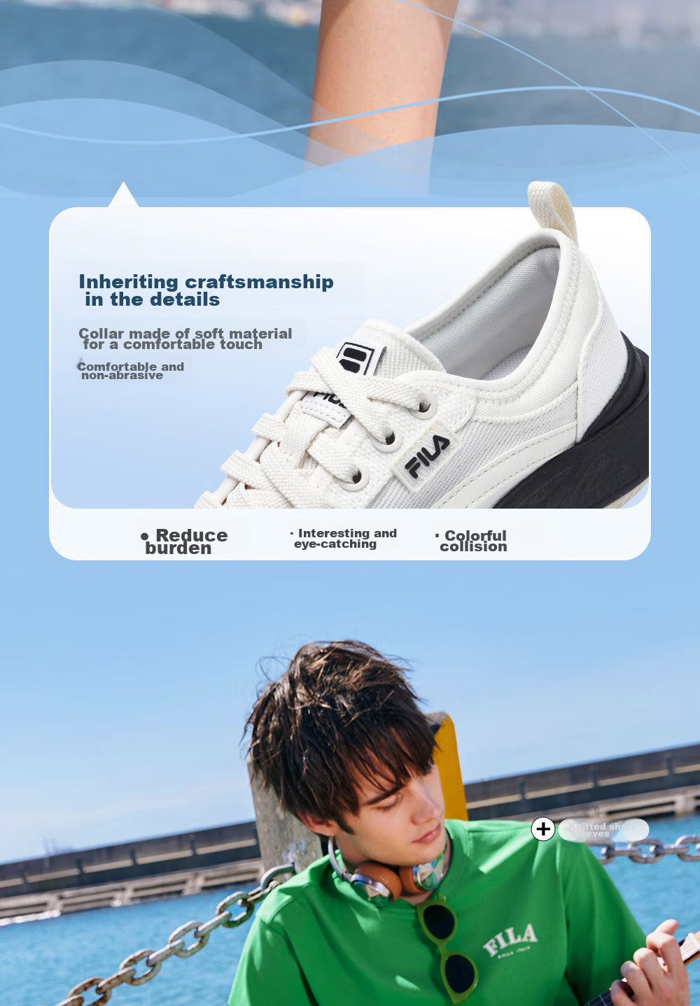 FILAFILA Official Women's Modern Fashion Retro Canvas Casual Shoes 8