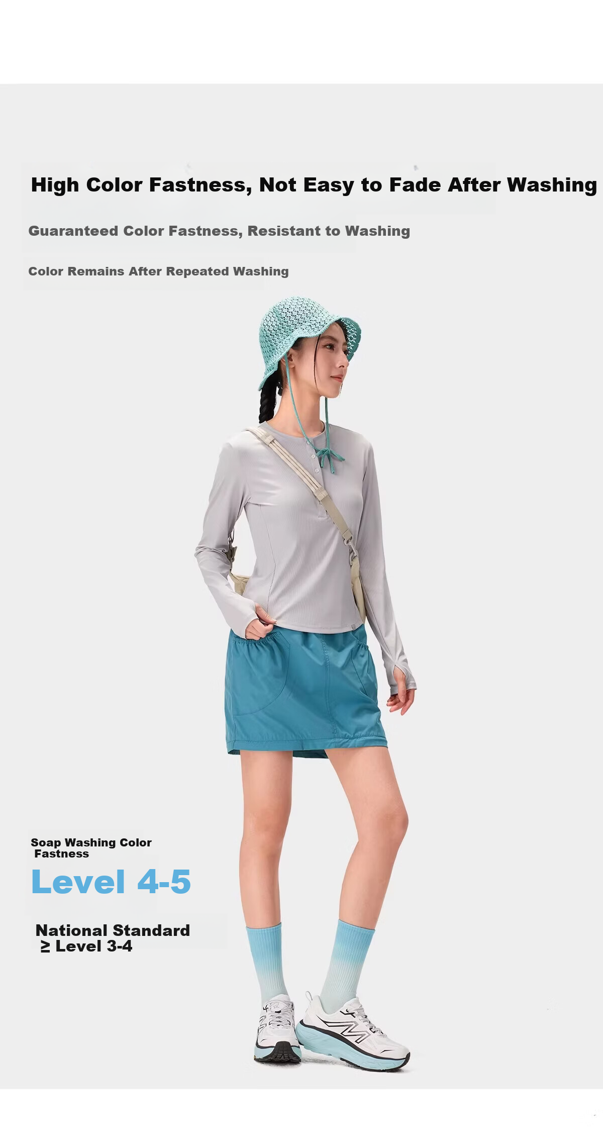 CAMEL Women's Outdoor Base Layer Long Sleeve Stretch Slim Cooling Sun Protection T-Shirt for Hiking Mountaineering Cycling T8038 Spring Summer 2026 9