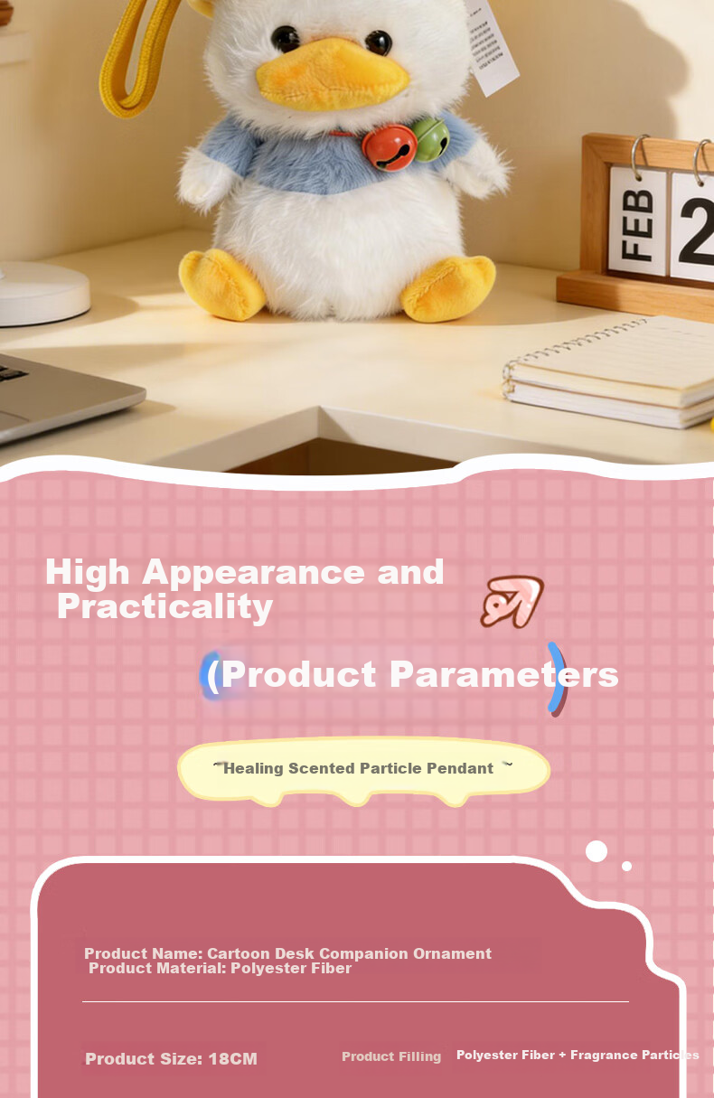 Panda Plush Doll Keychain Backpack Pendant Children's Day Gift for Boys and Girls Car Keychain Plush Toy 9