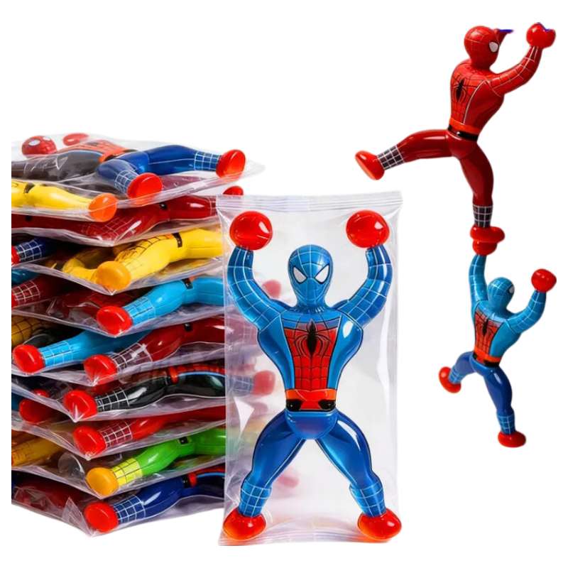 Lankupa Large Wall-Climbing Spider-Man Sticky Wall Figure Toy Student Prize Classroom Sharing Gift Birthday Present