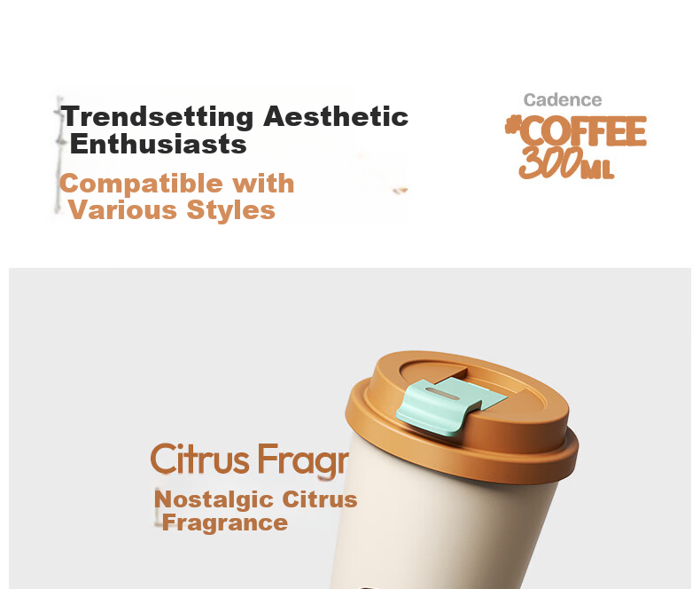 Shidajia Insulated Stainless Steel Women's Water Bottle Compact Portable Coffee Cup High-Value Car Mug 4