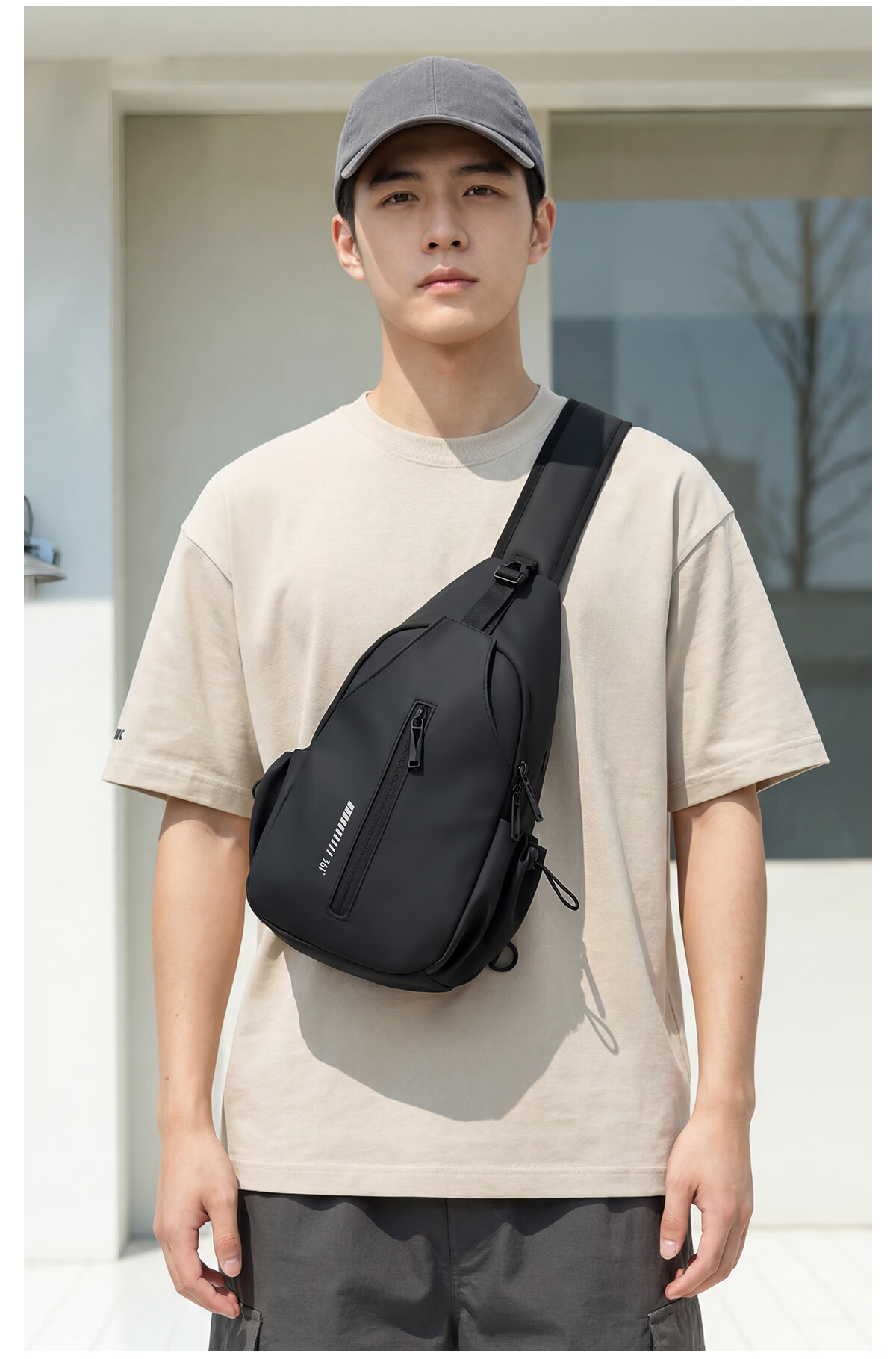 361° Men's Crossbody Bag 2026 New Trendy High-End Shoulder Bag Waterproof Travel Commuter Sports Chest Bag Small Backpack 3