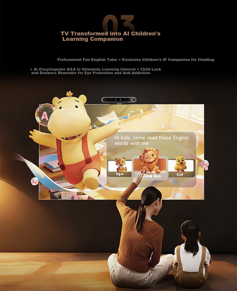 TUDOO Tbox TV AI Box Kids Learning Fitness Mirror Motion Sensor Game Smart 4K Ultra HD Box 9