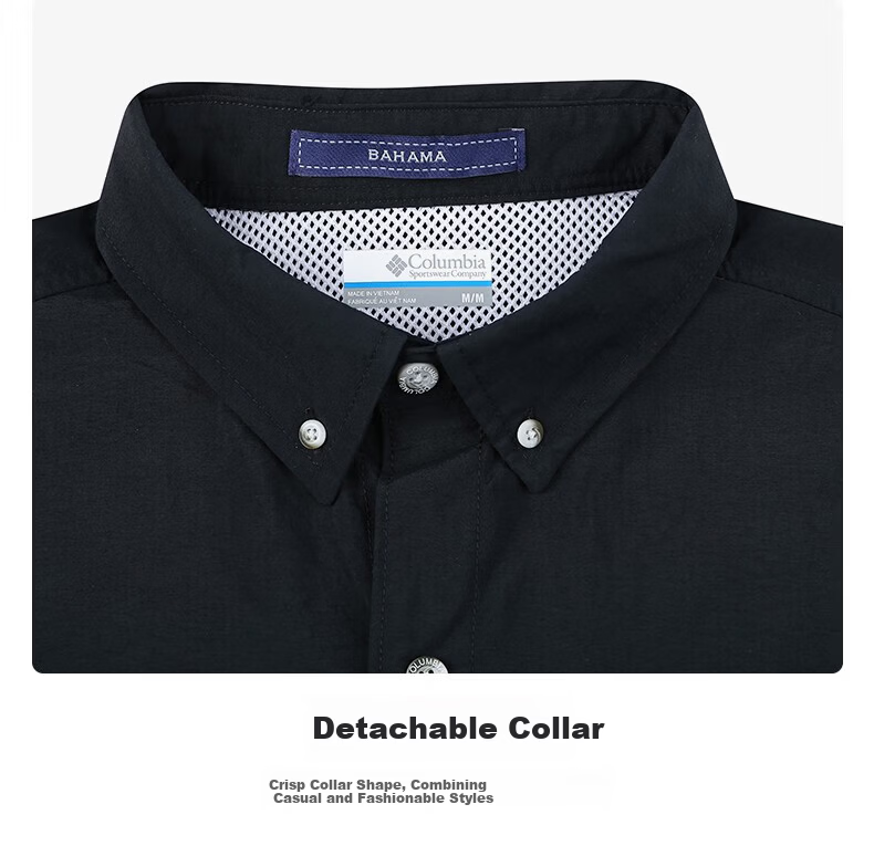 Columbia Men's Long Sleeve Outdoor Casual Breathable Quick-Dry Polo Shirt FJ7048 331 XXL 20