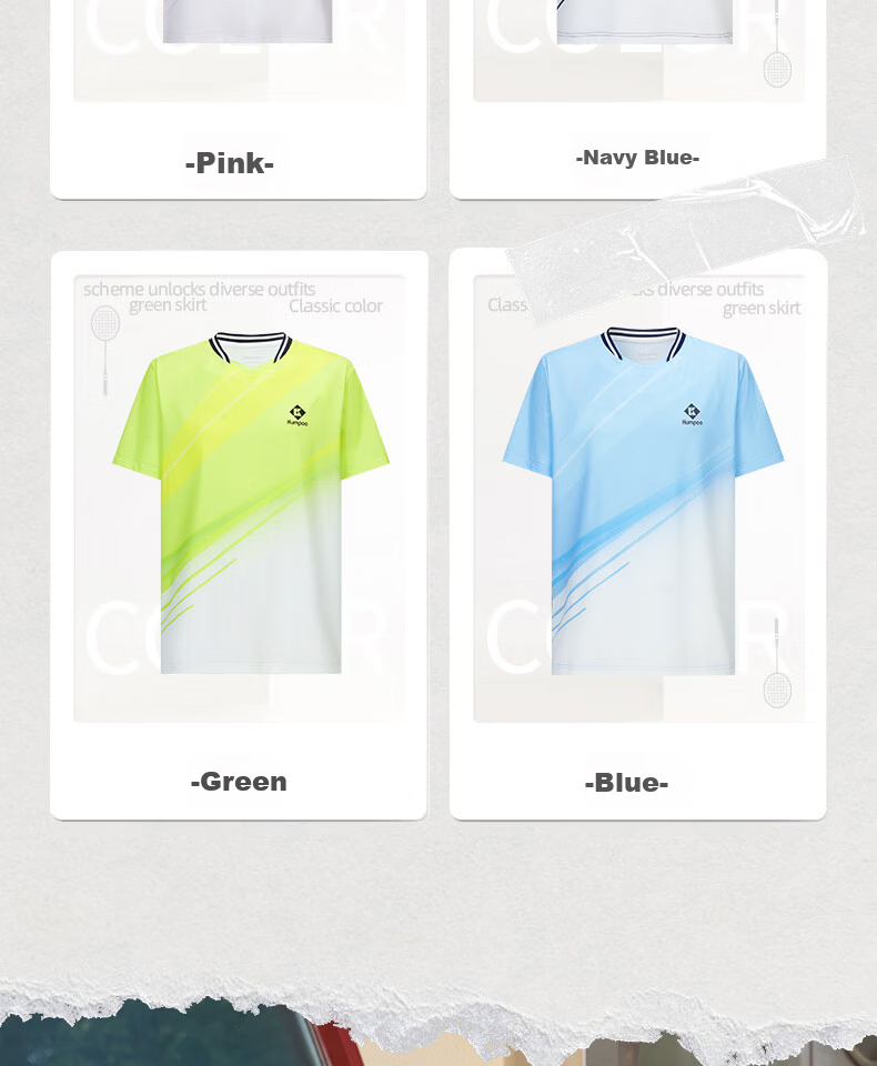 KUMPOO 26th Anniversary New Badminton Shirt Short Sleeve Comfortable Breathable K261W-1227 Women's Pink 3XL 3