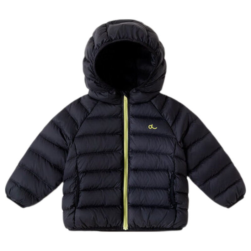 Dudu Kids Lightweight Down Jacket New Year Boys Girls Warm Winter Coat Baby Black 110