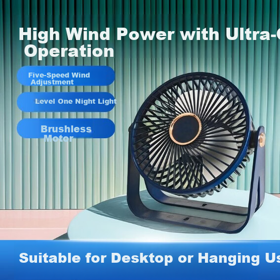 Yueke USB Mini Fan, Portable Handheld Clip-On Fan for Outdoor, Office, Dormitory, Small Night Light, Sleep Aid, Desktop And Tabletop Small Electric Fa 3