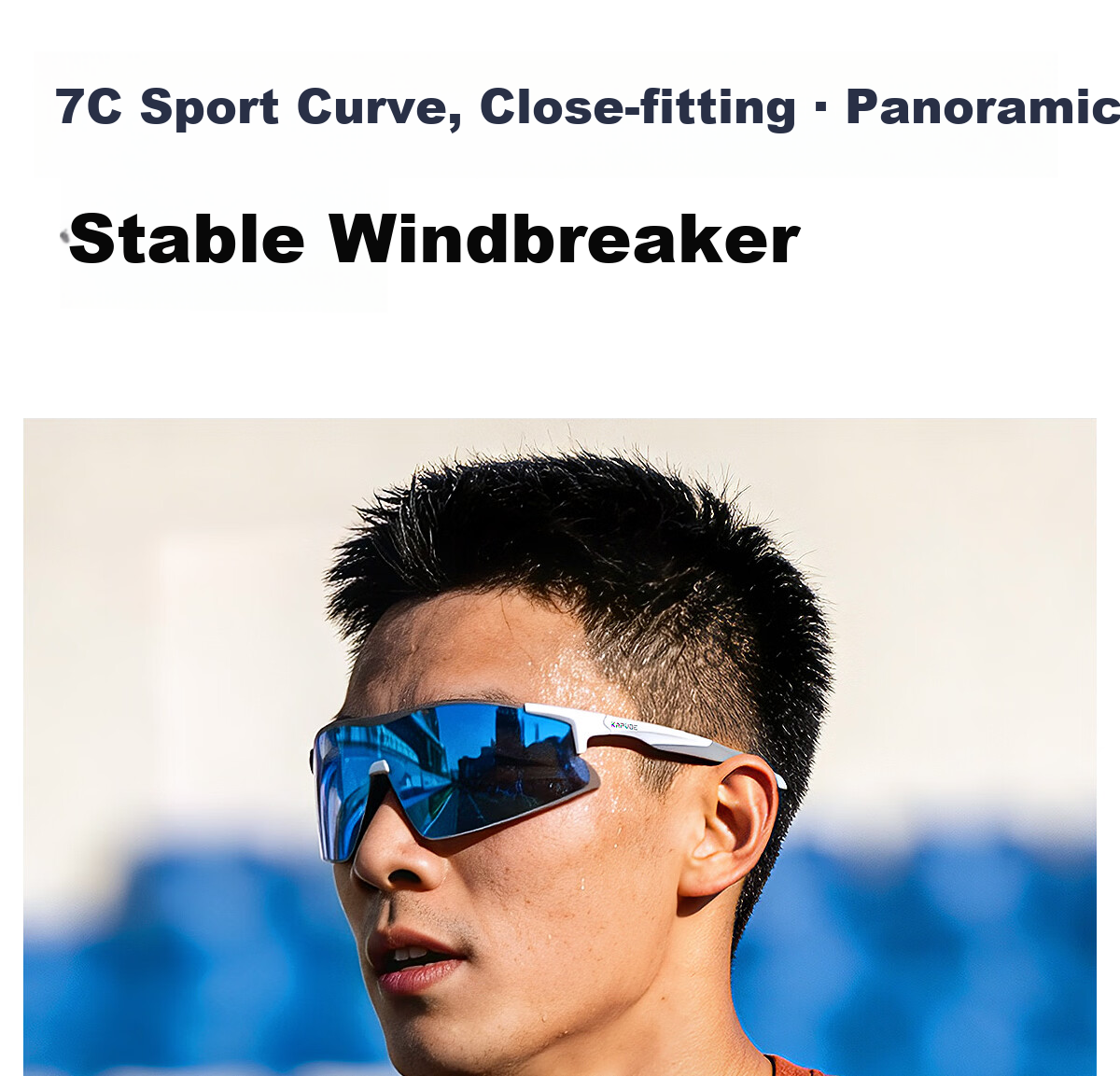 KAPVOE Windchase Running Glasses Marathon Photochromic Professional Outdoor Windproof Goggles Unisex Sunglasses 3