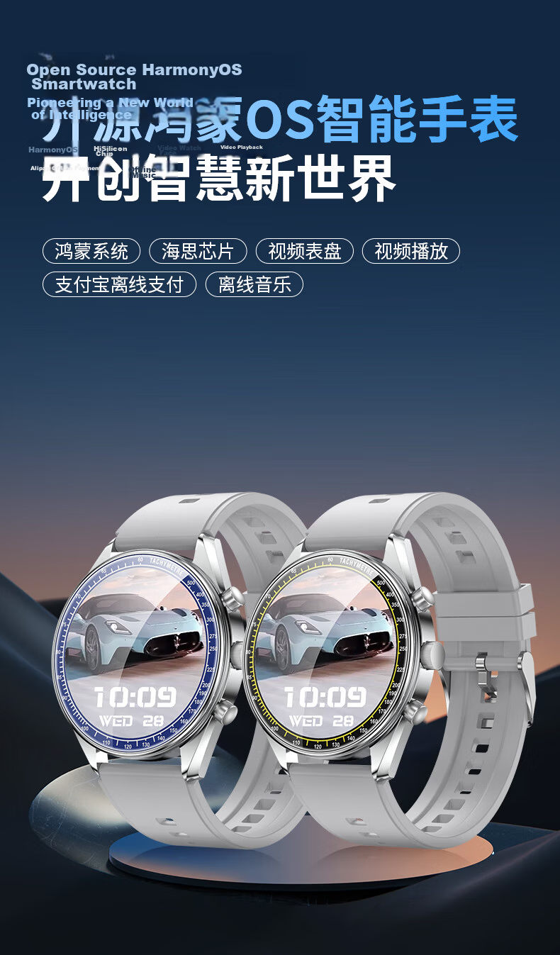 EG Smartwatch for Men Compatible with iOS, Android, HarmonyOS Open Source System, Multifunctional Sports Tracking 1