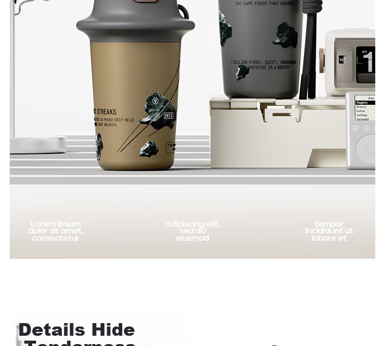 BABLOV Huaban Sen Ceramic Inner Insulated Coffee Mug Men's Water Cup 470ml Birthday Gift with Gift Bag 23