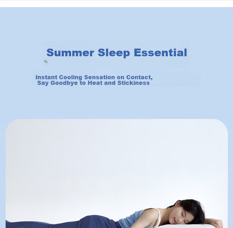 Jingyan Summer Cooling Quilt Air Conditioning Blanket Ice Silk Cooling Summer Single Double Thin Quilt Core Class A Suitable for Sleeping Naked 1.5x2m 6
