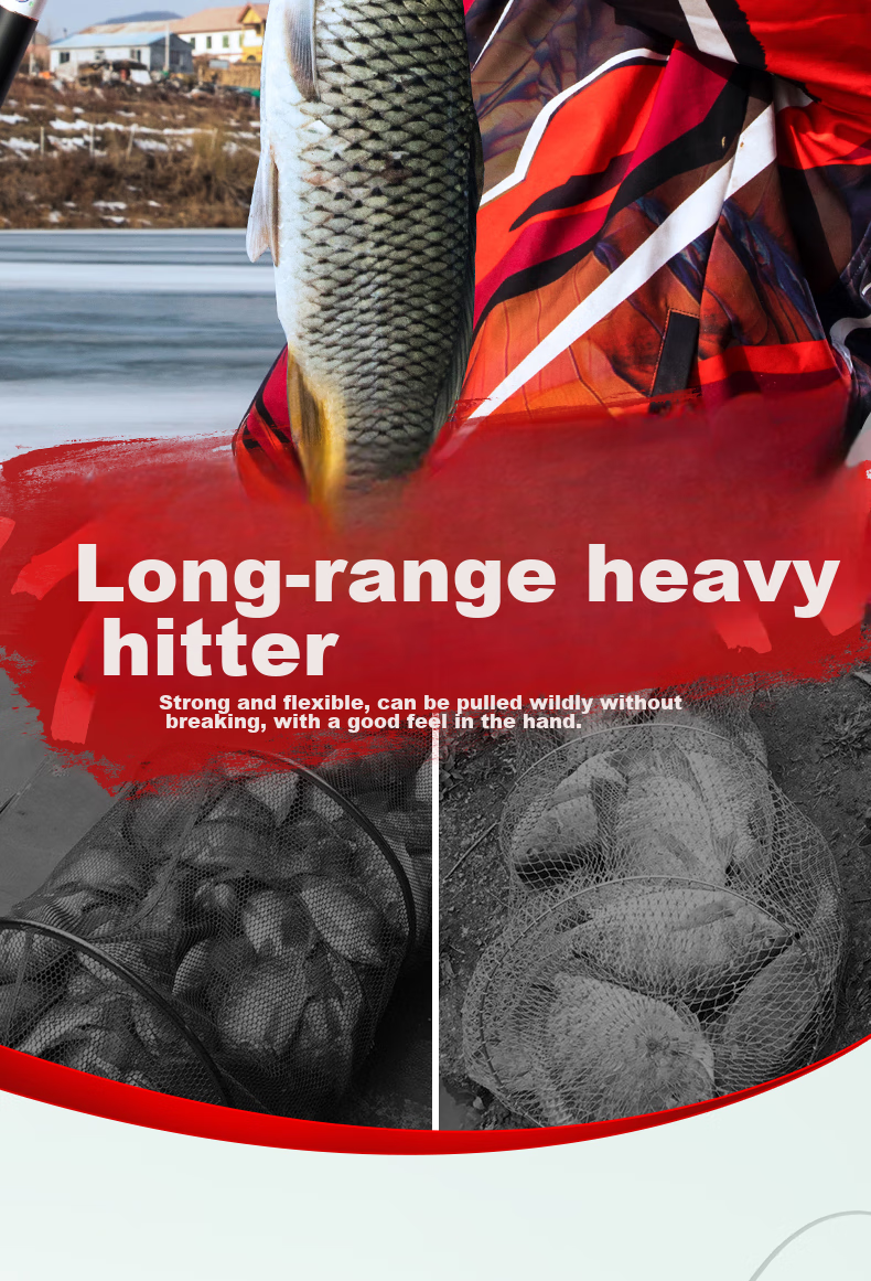 GW Hainian Lake Reservoir Long Rod, 9 Meters Fishing Rod, Ultra-Light And Ultra-Hard Carbon Fiber Platform Fishing Rod, Long Section Groundbait Rod, Hand Rod Fishing Rod 9