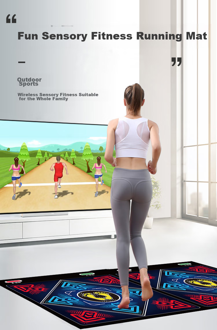 HongTai Double-Person Wireless Dance Mat, Home TV Dance Machine, Game Motion Sensing Hand And Foot Dancing, Leg Beautifying, Children's Running Mat 7