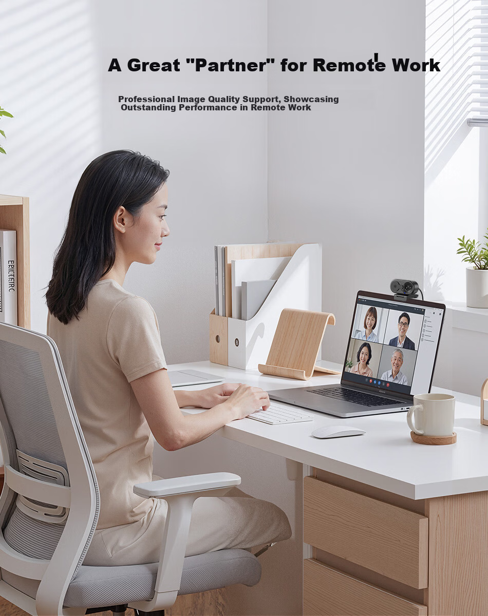 EMEET YIMI 1080P HD USB External Computer Webcam with Built-in Microphone for Desktop and Laptop Video Calls, Office Meetings, Interviews, and Exams 10