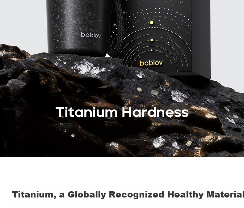 BABLOV Huaban Sen Coffee Cup Titanium Cup 99.9% Pure Titanium Insulated Water Bottle High-end Men's Birthday Gift 380ml 2