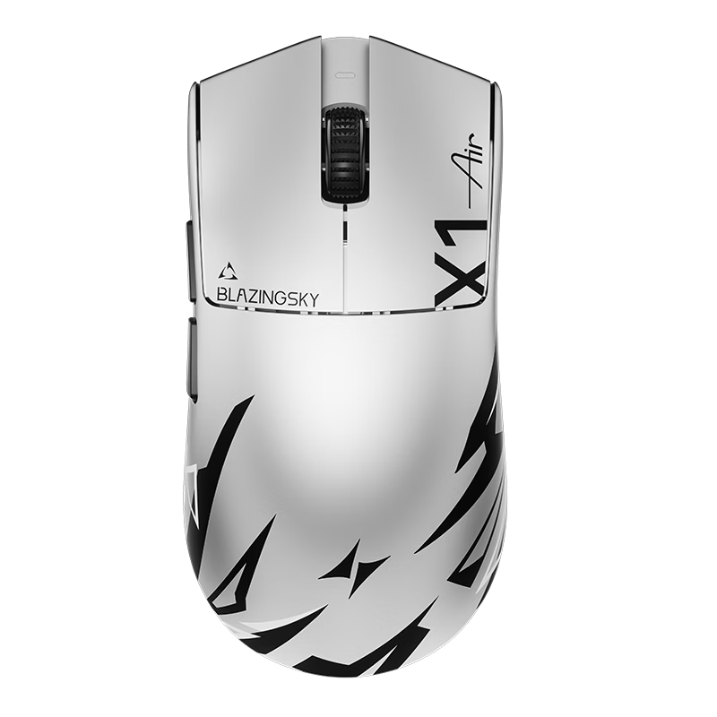 ATK LieKong X1AIR Wireless Mouse Wired and Wireless Dual-Mode Gaming Mouse Lightweight Ergonomic Office Gaming Mouse X1AIR Master Edition + Flame Ink Silver 3955