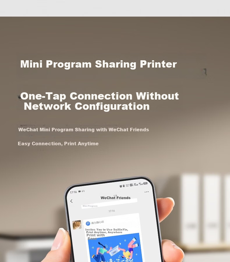 Deli AI All-in-One Home Printer Multifunction Printer Copy Scan Wireless Laser Printer Mobile Connection for Homework and Study Error Correction 12