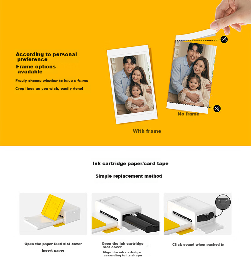 KODAK Dock Plus Photo Printer Portable Home Bluetooth Color Photo Printer 6-Inch Thermal Sublimation Printing Holiday Gift 5