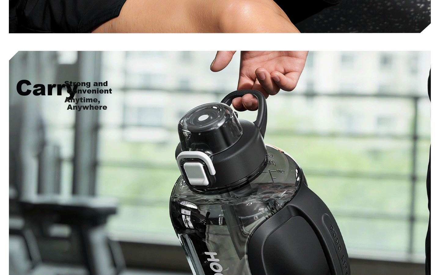 HOOMEY Large Capacity Water Bottle Outdoor Sports Portable Durable High-Temperature Resistant Water Cup 32