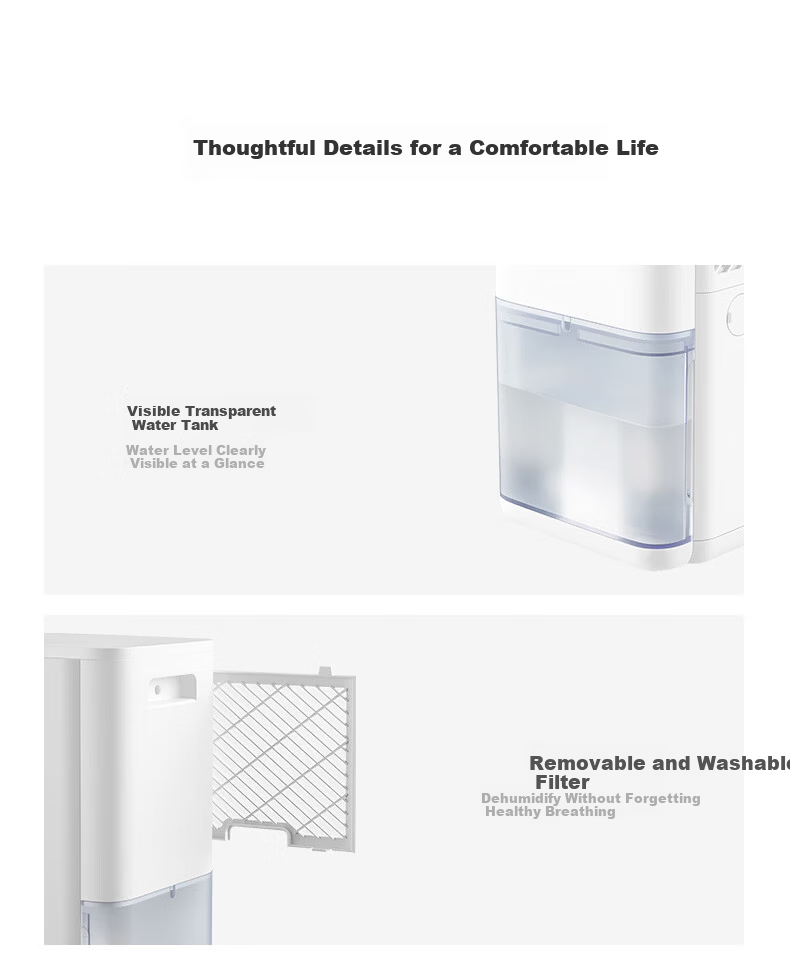 EDISON Dehumidifier 18L Daily Dehumidification for 20-40㎡ Quiet Home Moisture Absorber for Indoor Villa Basement Industrial Small Essential 25