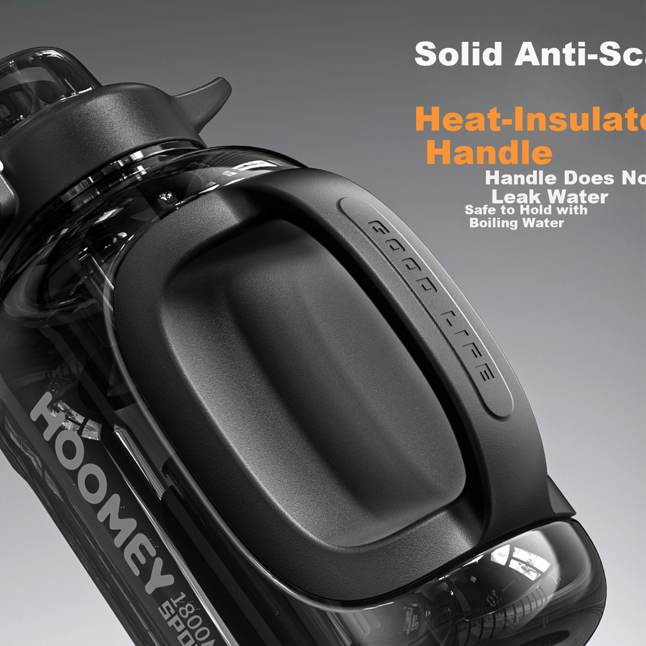 HOOMEY Large Capacity Water Bottle Outdoor Sports Portable Durable High-Temperature Resistant Water Cup