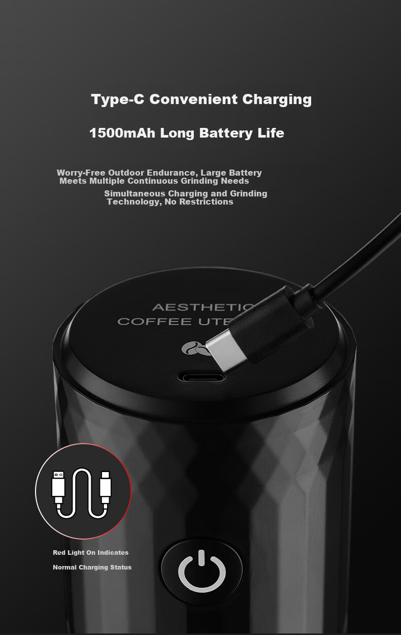 Bincoo Electric Coffee Grinder Home Small Manual Espresso Coffee Bean Grinder Portable Fully Automatic Grinder 10