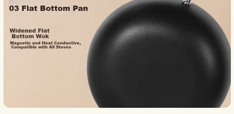 COOKER KING 26cm Multi-Purpose Cast Iron Stir-Fry Pan YD26CG (Unit: Piece) 8
