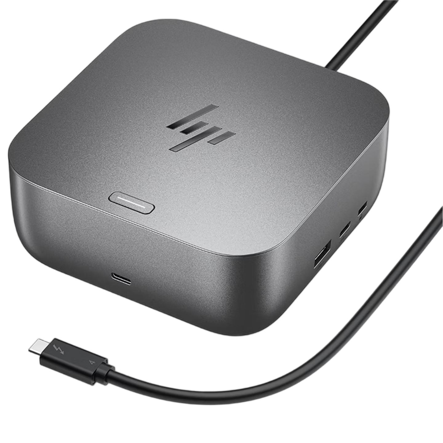 HP 180W Thunderbolt 4 Docking Station G6 13-Port Type-C/USB-C Multiport Adapter Expansion Dock for Lenovo ThinkPad T66 Business Office Universal 4-Screen 4K Expansion Meteor Silver