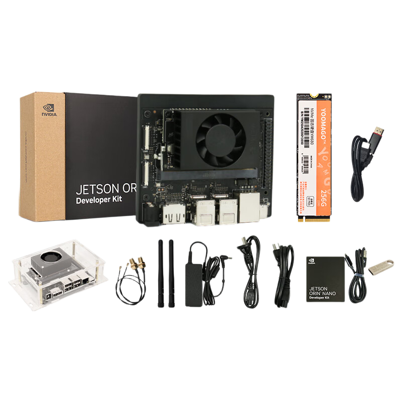 NVIDIA Jetson Orin Nano Super Official Development Kit 8GB with 256GB SSD Limited Edition Acrylic Case Included
