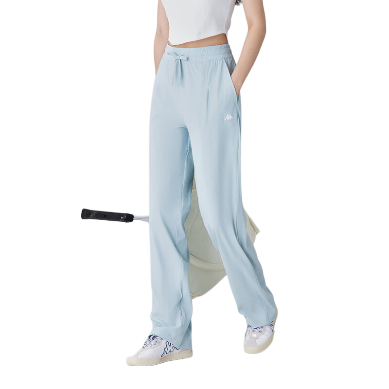 Kappa Back-To Summer 2025 New Sun Protection Sports Pants for Women, Cool-Feeling Straight-Leg Summer Trousers K0F42AK70D