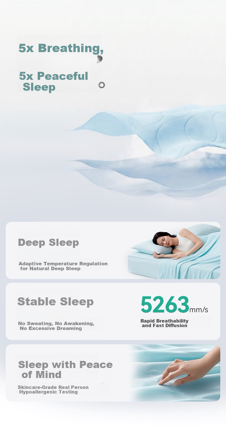 Huishui Huhu Small Cooling Quilt Silicone Summer Quilt Breathable Antibacterial Single Thin Quilt Machine Washable Air Conditioning Quilt Core 3