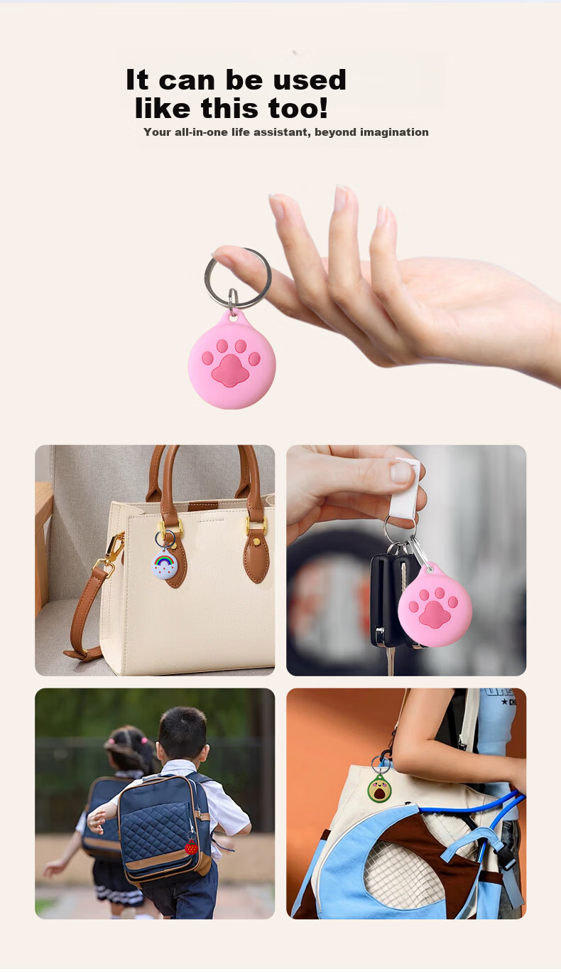 GDGO Apple AirTag Locator Anti-Lost Hidden Tracker Baby Shoelace Children Elderly Smart Bluetooth Waterproof Backpack Tracker 9