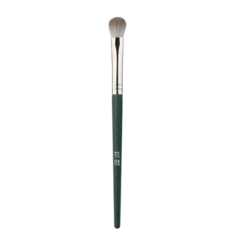Huayang Autumn Porcelain F198 Dual-Ended Eyeshadow Brush 1 Piece, Makeup Brush with Soft Flat Bristles, Seamless, Powder-Saving, Beginner-Friendly Cangzhou Makeup Brush