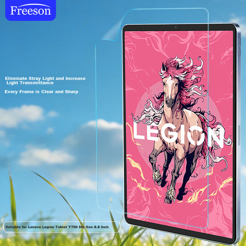Freeson AR Anti-Reflective Screen Protector Film for Lenovo Legion Y700 5th Gen 8.8-inch Tablet Full-Screen Soft Film with Installation Comparison Board