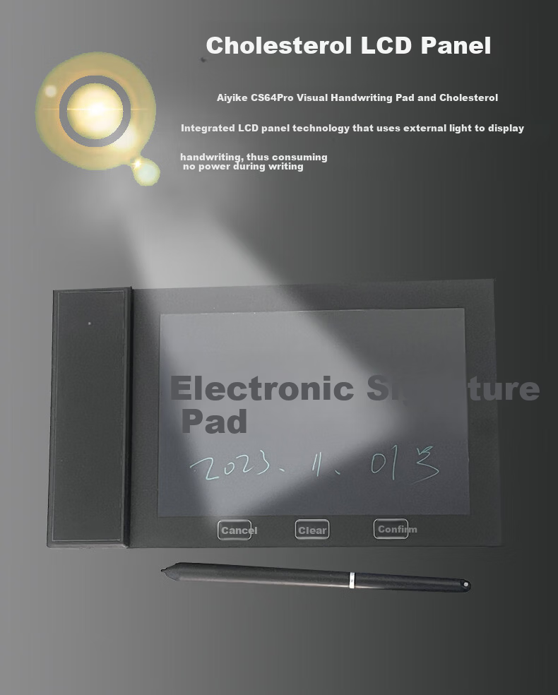 AYIK Visual Electronic Signature Pad CS0604Pro with Secondary Development Support Handwriting Board WPS/PDF Microsoft Office Original Ink Signature Domestic System Integration 4