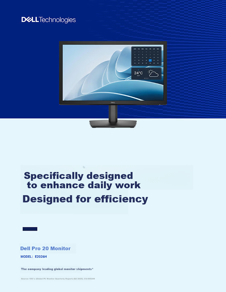 Dell 27-inch IPS Monitor 100Hz Low Blue Light Business Office Display Wall-Mountable VGA+HDMI+DP E2725HM 1