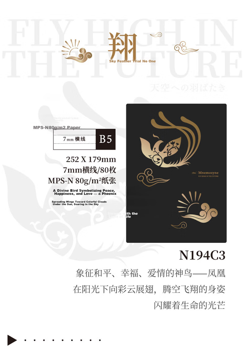 MARUMAN Notebook, Journal, Diary, Meeting Minutes Book, Memory Goddess N161 6