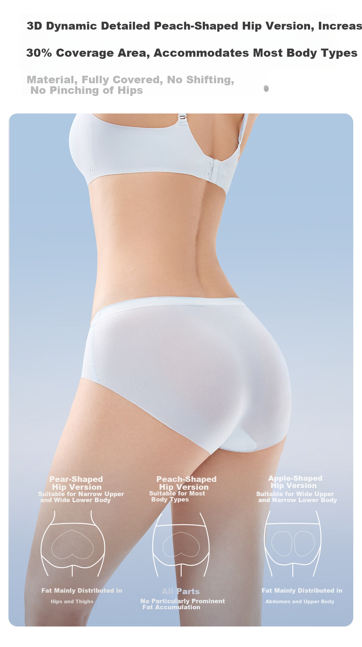 JOYNCLEON Maternity Underwear Summer Ice Silk Thin Seamless Breathable Ultra-Thin 3-Pack XXL jnk195955 10