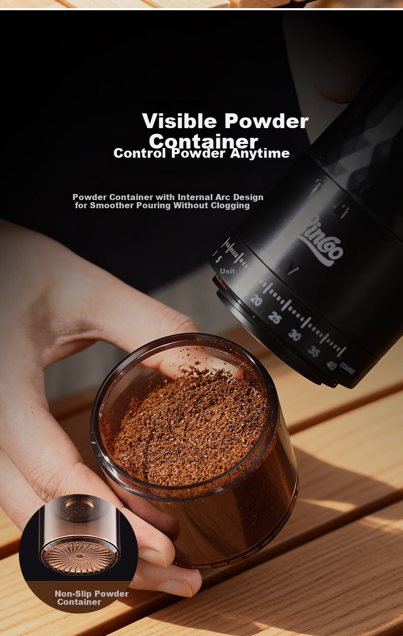 Bincoo Electric Coffee Grinder Home Small Manual Espresso Coffee Bean Grinder Portable Fully Automatic Grinder 9