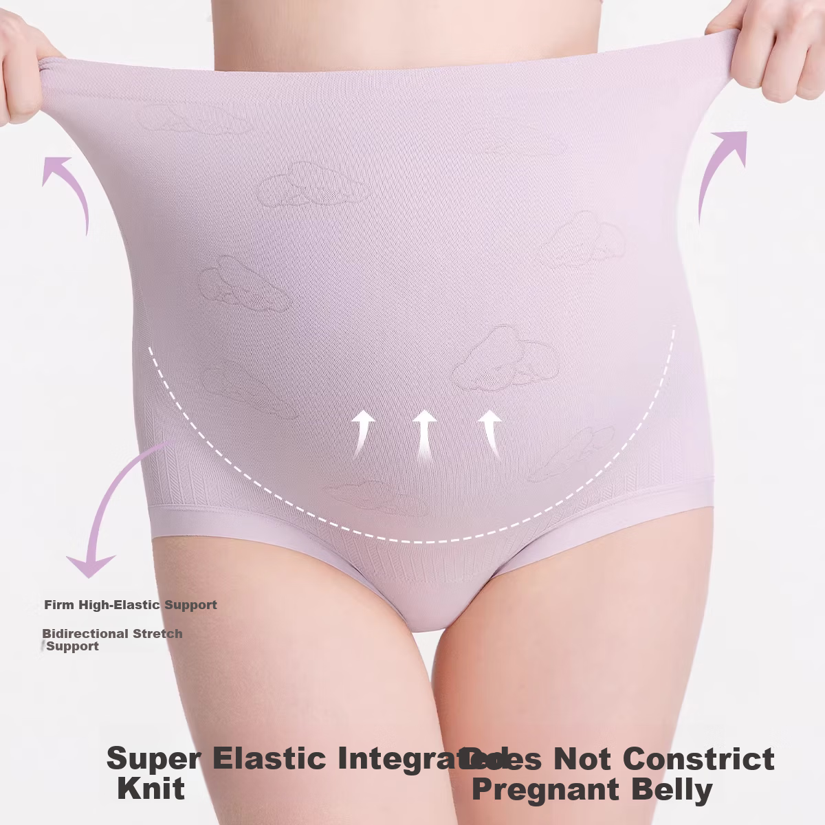 JOYNCLEON Maternity High-Waist Seamless Pregnancy Underwear 3-Pack XL Jnk198359