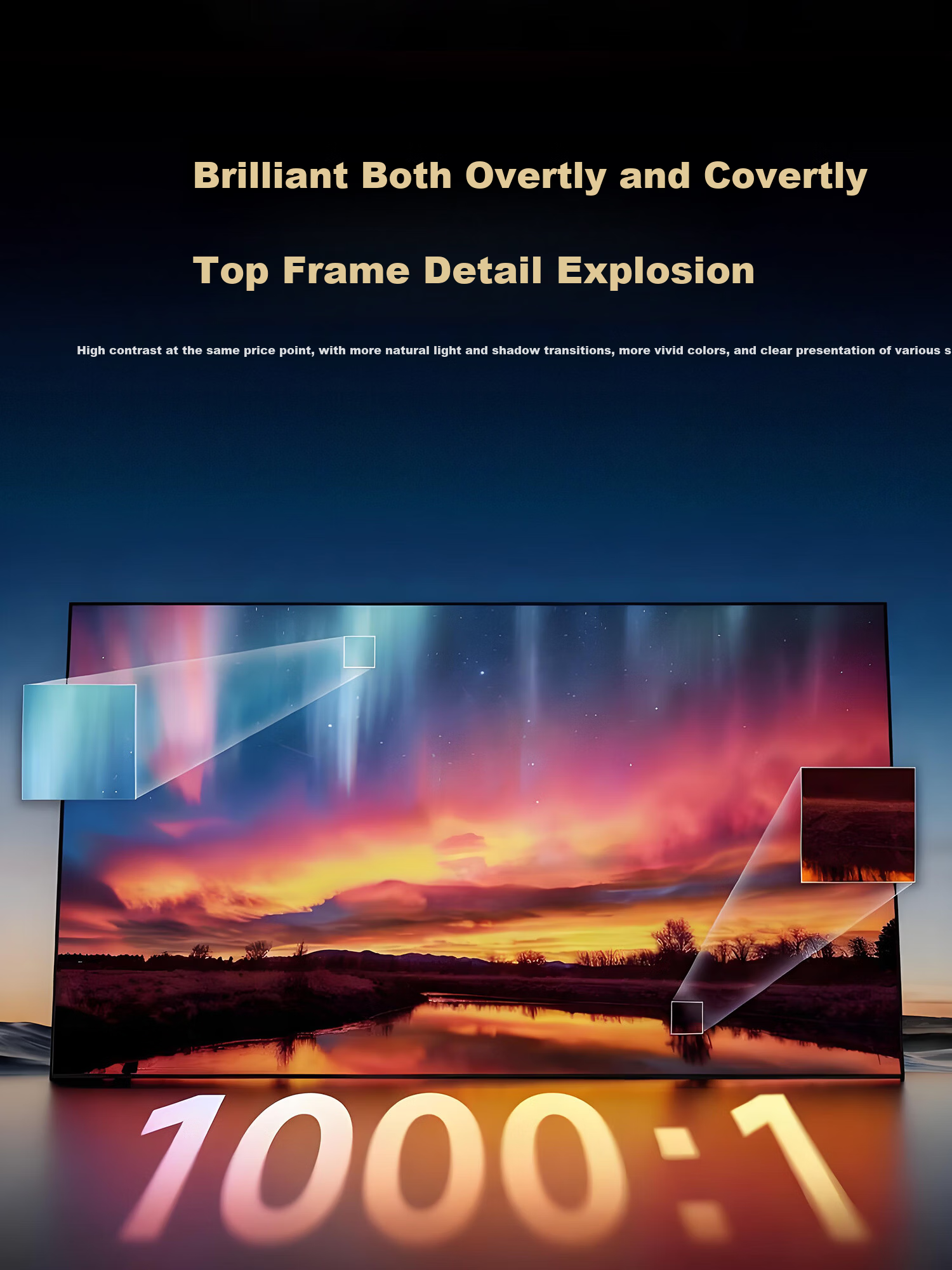 Zhuzhe G1000 Home Use Ultra HD Projector Home Theater Office Projector Living Room Bedroom Dormitory Smart Screen Projection All-in-One Projector 6
