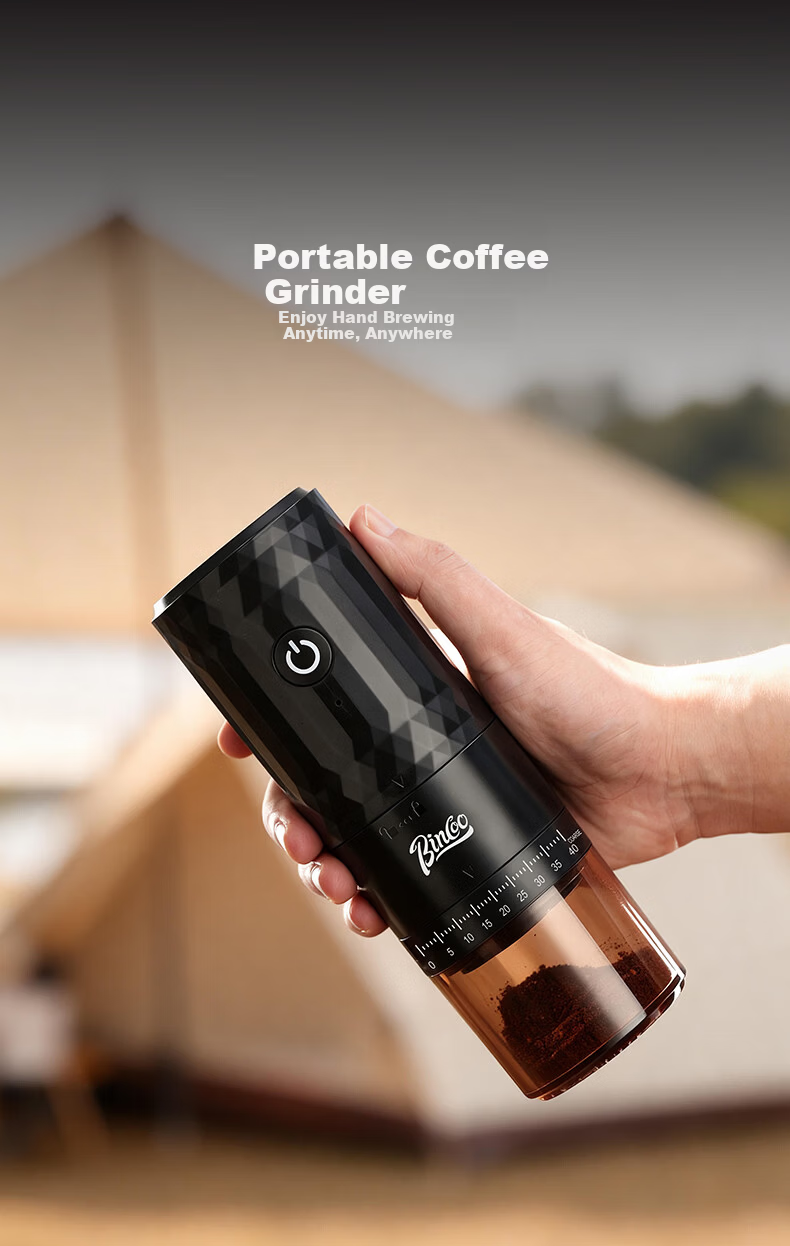 Bincoo Electric Coffee Grinder Home Small Manual Espresso Coffee Bean Grinder Portable Fully Automatic Grinder 11