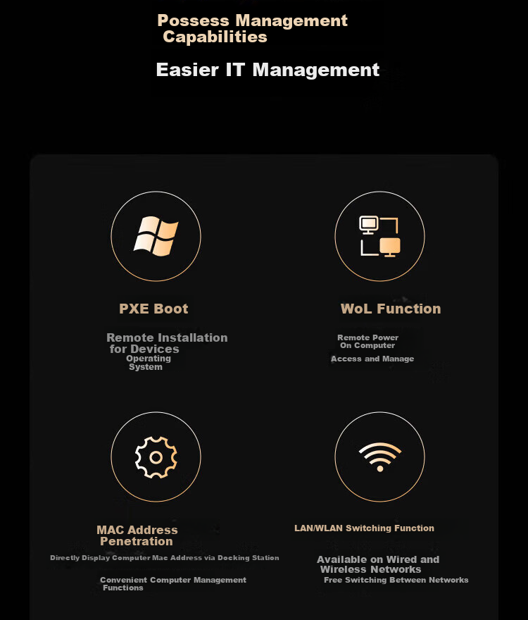 HP Thunderbolt 4 G6 Type-C Multiport Adapter Docking Station 4-Screen 4K Expansion 100W Thunderbolt 4 23