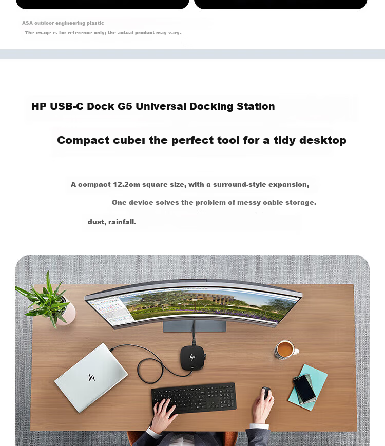 HP Thunderbolt 4 G6 Type-C Multiport Adapter Docking Station 4-Screen 4K Expansion 100W Thunderbolt 4 4