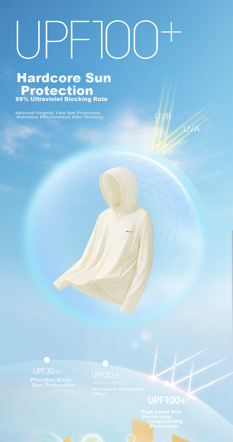 ERKE Women's Knitted Sun Protection Jacket Summer Ice Cooling Moisture-Wicking Quick-Dry UPF100+ Outdoor Hooded Windbreaker 5