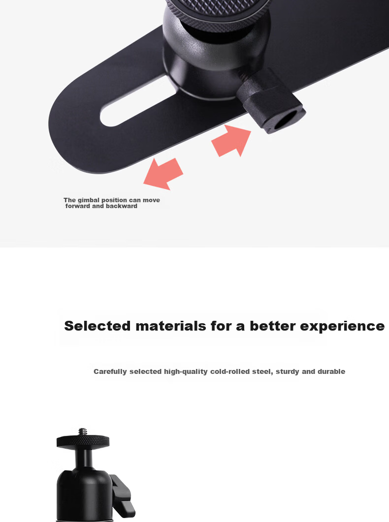 JINGMI Projector Mount W01 Side Wall Bracket Bedside Support Compatible with Single-Hole Mini Projectors for XGIMI, JmGO, Dangbei, Xiaomi, etc. 4