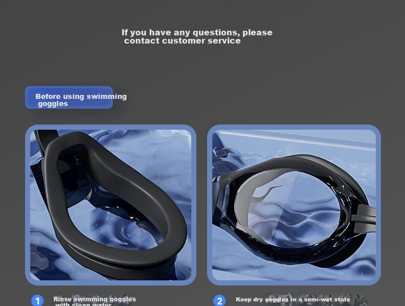 LI-NING Swimming Goggles Unisex HD Anti-Fog Professional Advanced Racing Swim Glasses Diving Gear 26